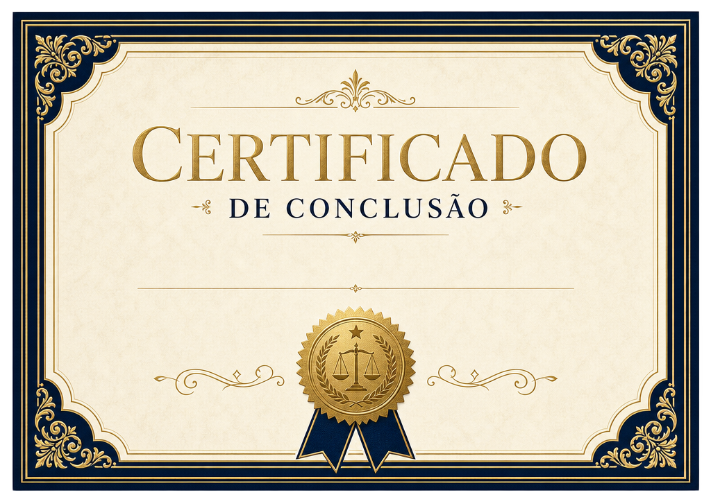 Miniatura do Certificado de Conclusão do Curso de Ética no Extrajudicial